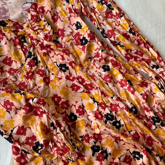 Diane Von Furstenberg Long Sleeve Colorful Dress - Picture 4 of 5